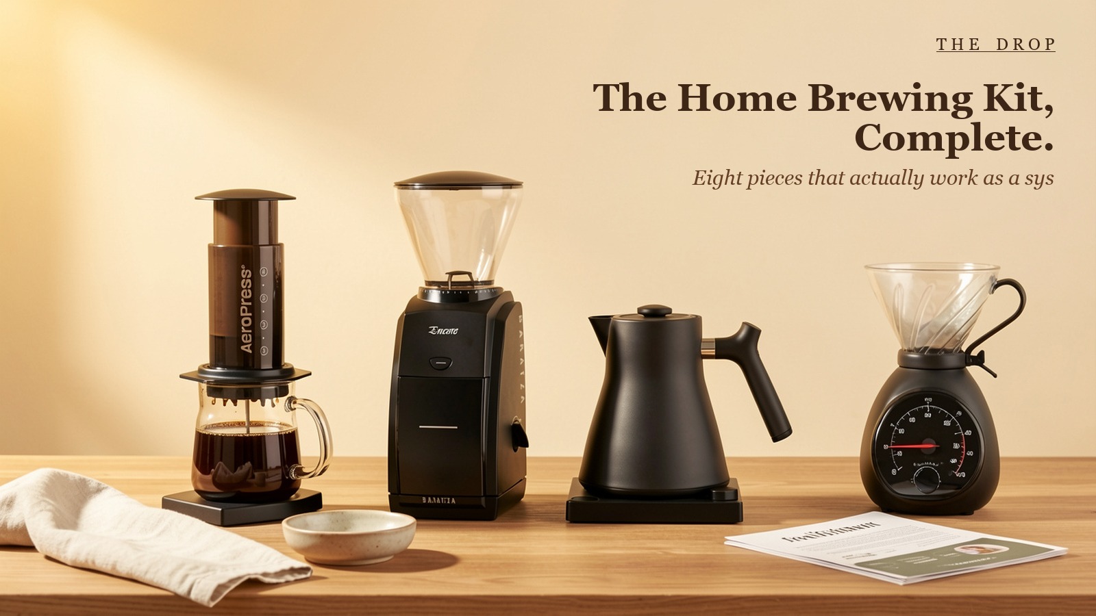 The Home Brewing Kit, Complete.