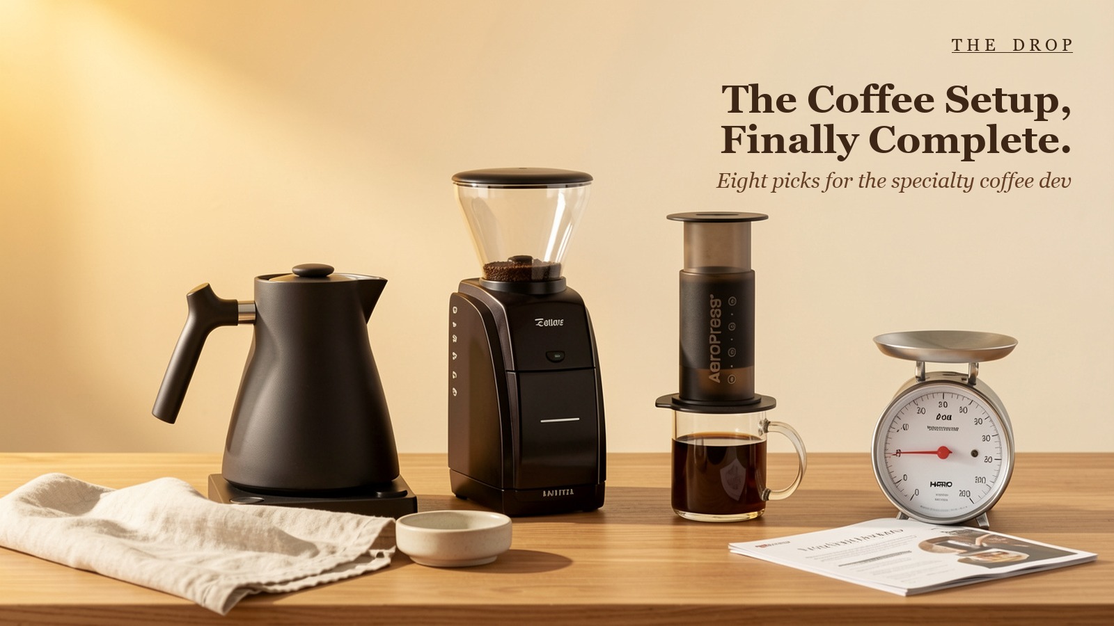 The Coffee Setup, Finally Complete.