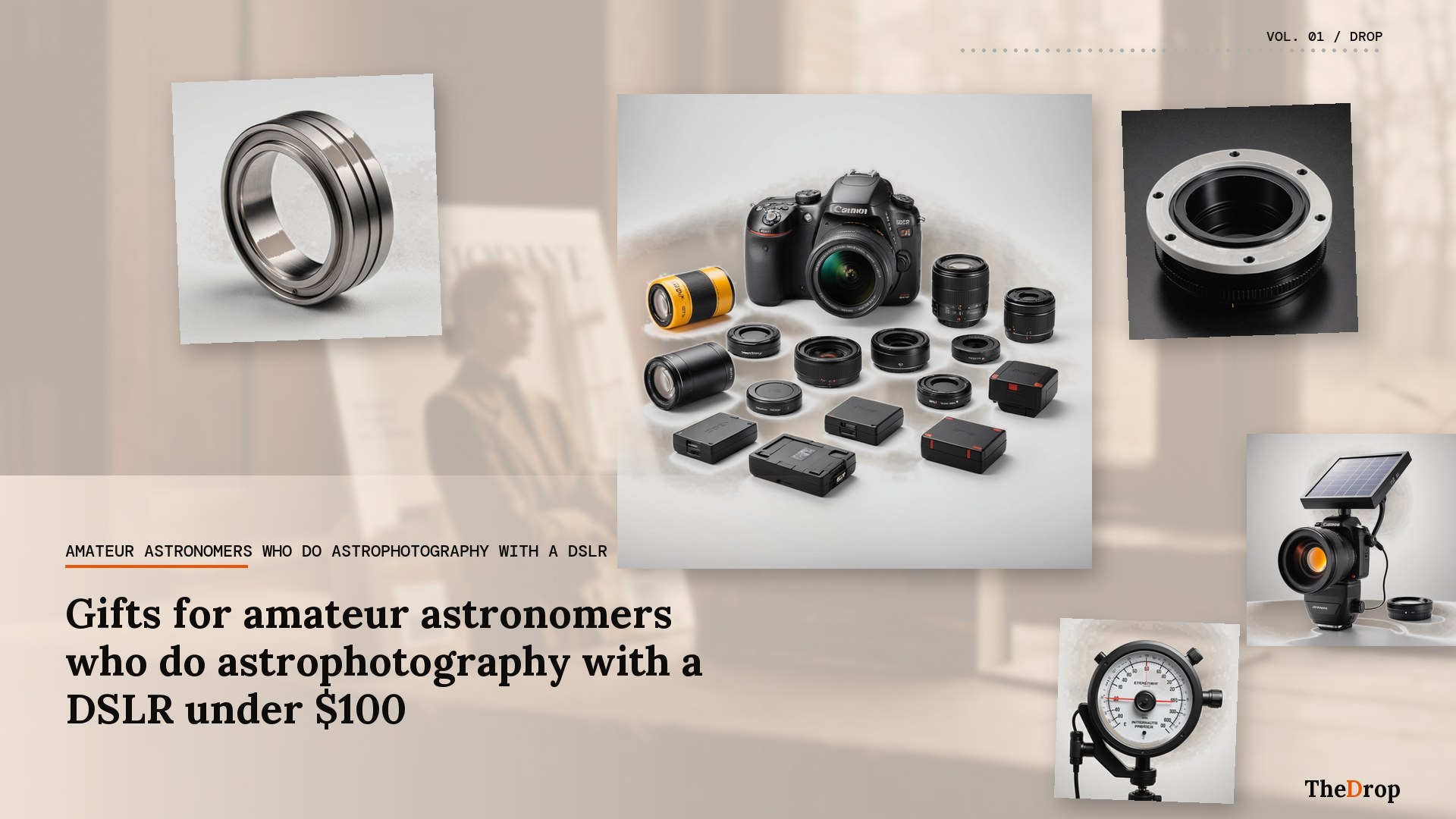 Gifts for amateur astronomers who do astrophotography with a DSLR under $100