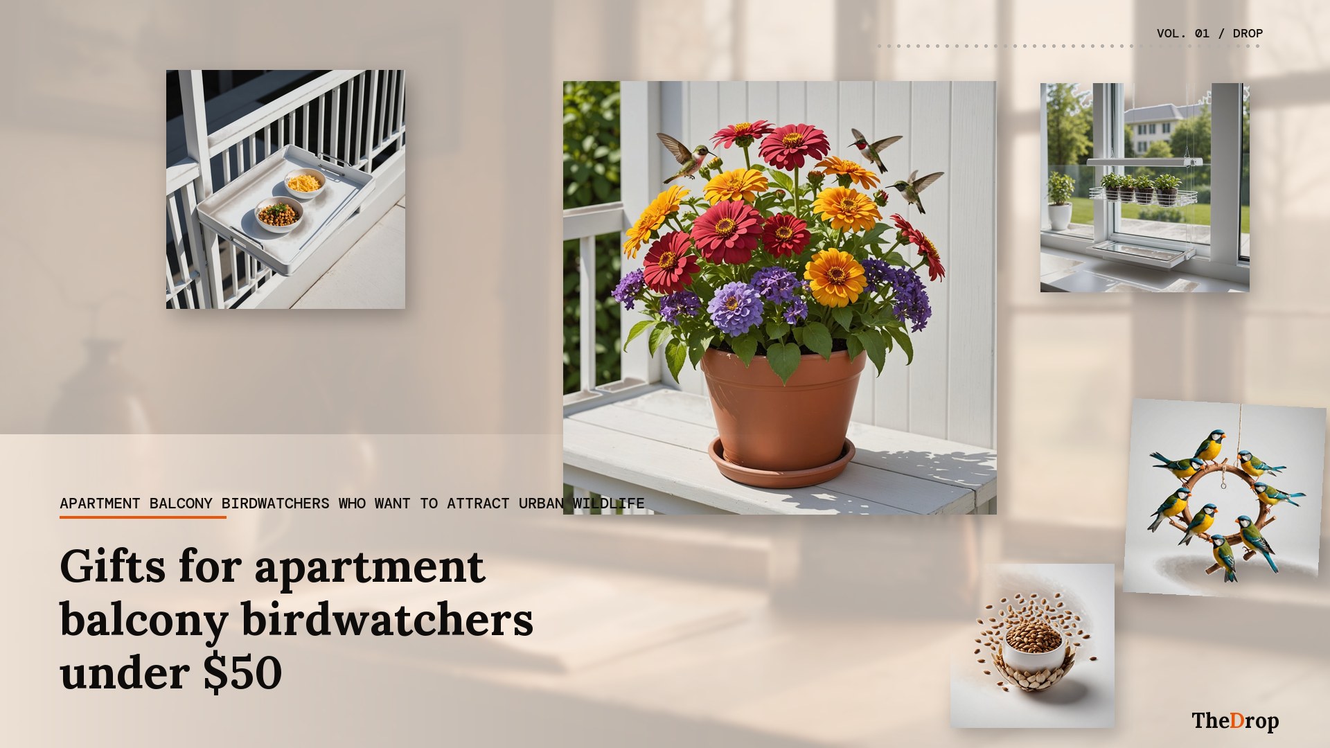 Gifts for apartment balcony birdwatchers under $50