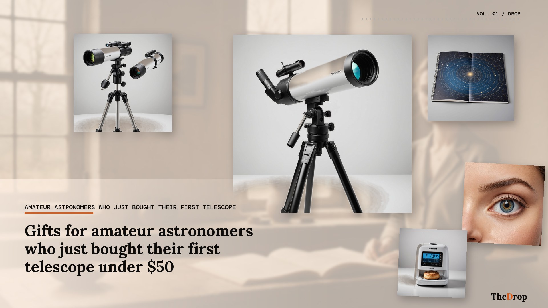 Gifts for amateur astronomers who just bought their first telescope under $50