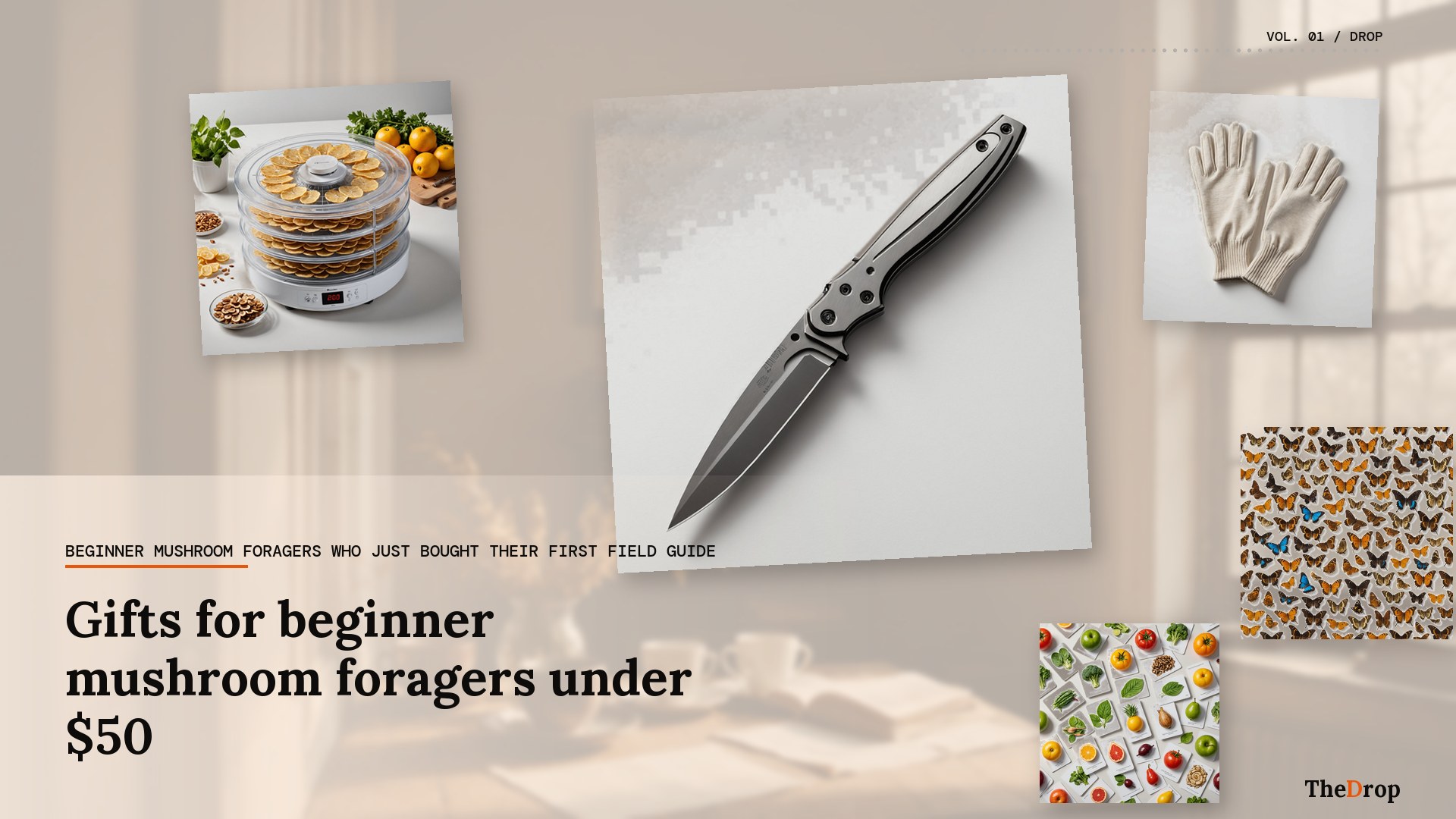 Gifts for beginner mushroom foragers under $50