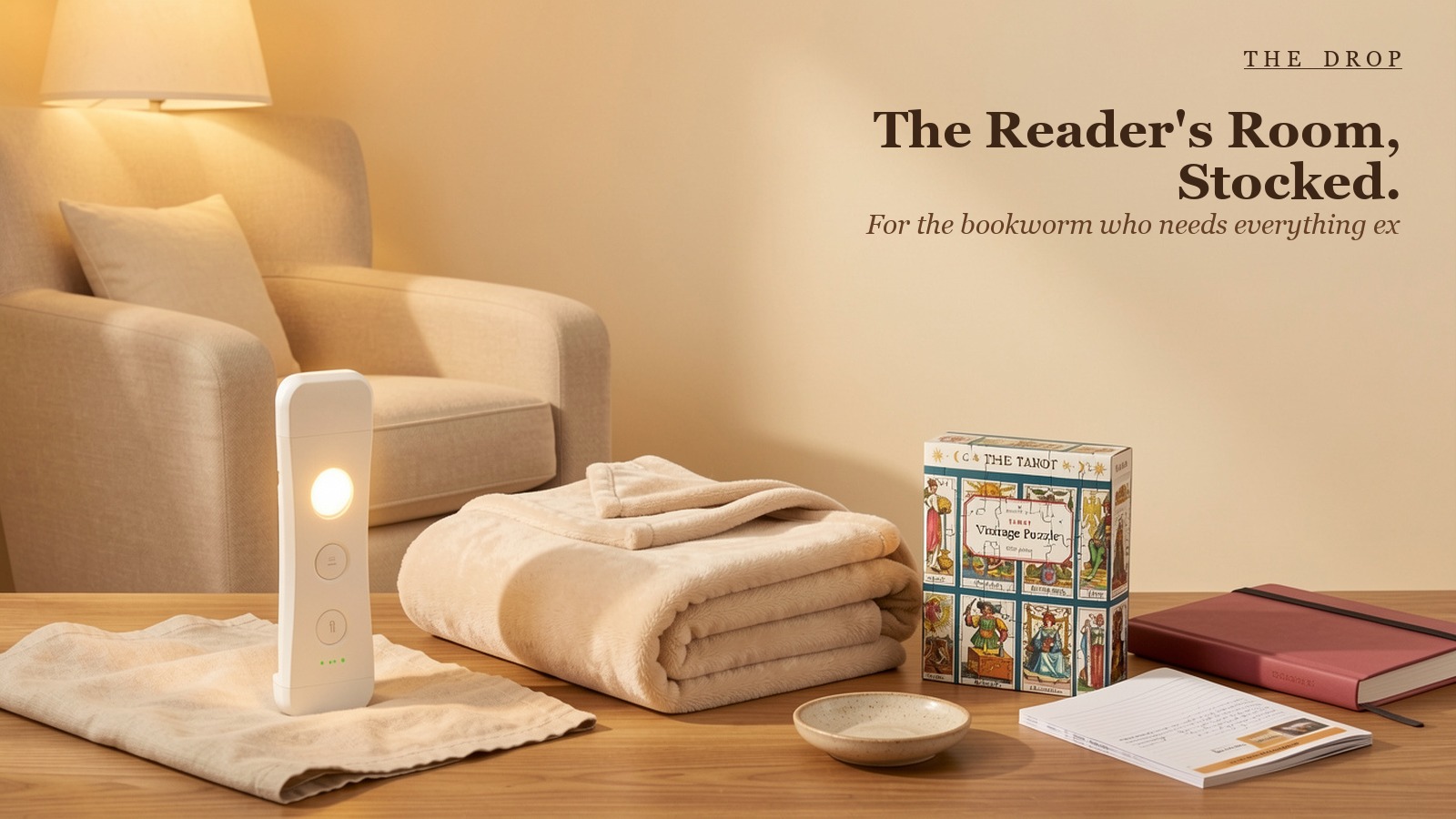 The Reader's Room, Stocked.