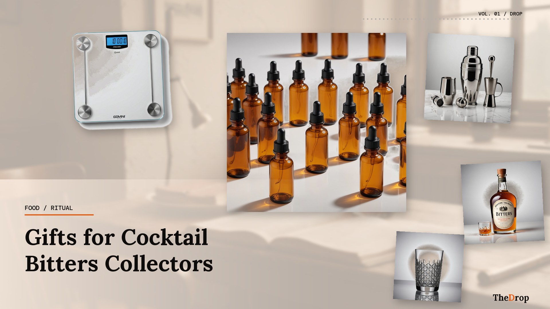 Gifts for Cocktail Bitters Collectors
