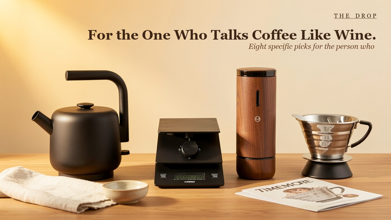 For the One Who Talks Coffee Like Wine.