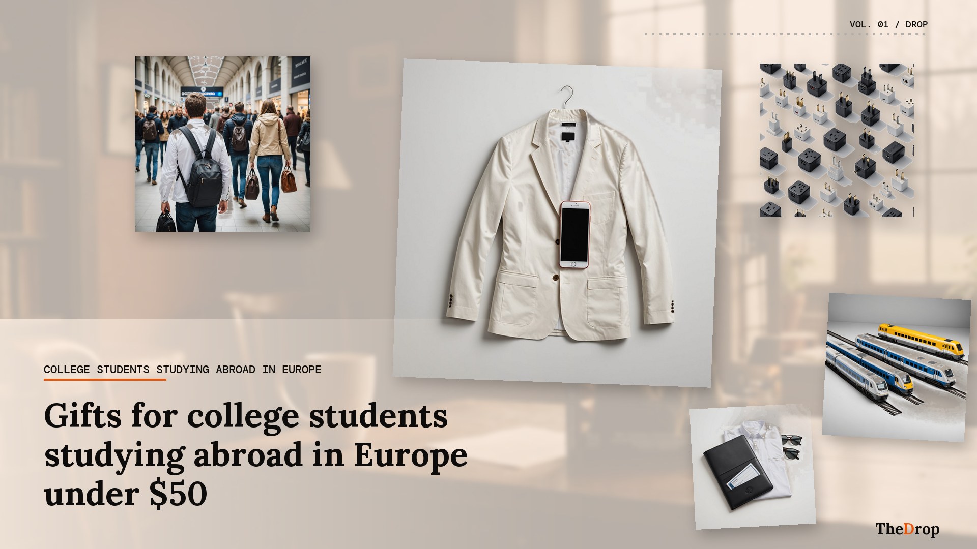 Gifts for college students studying abroad in Europe under $50