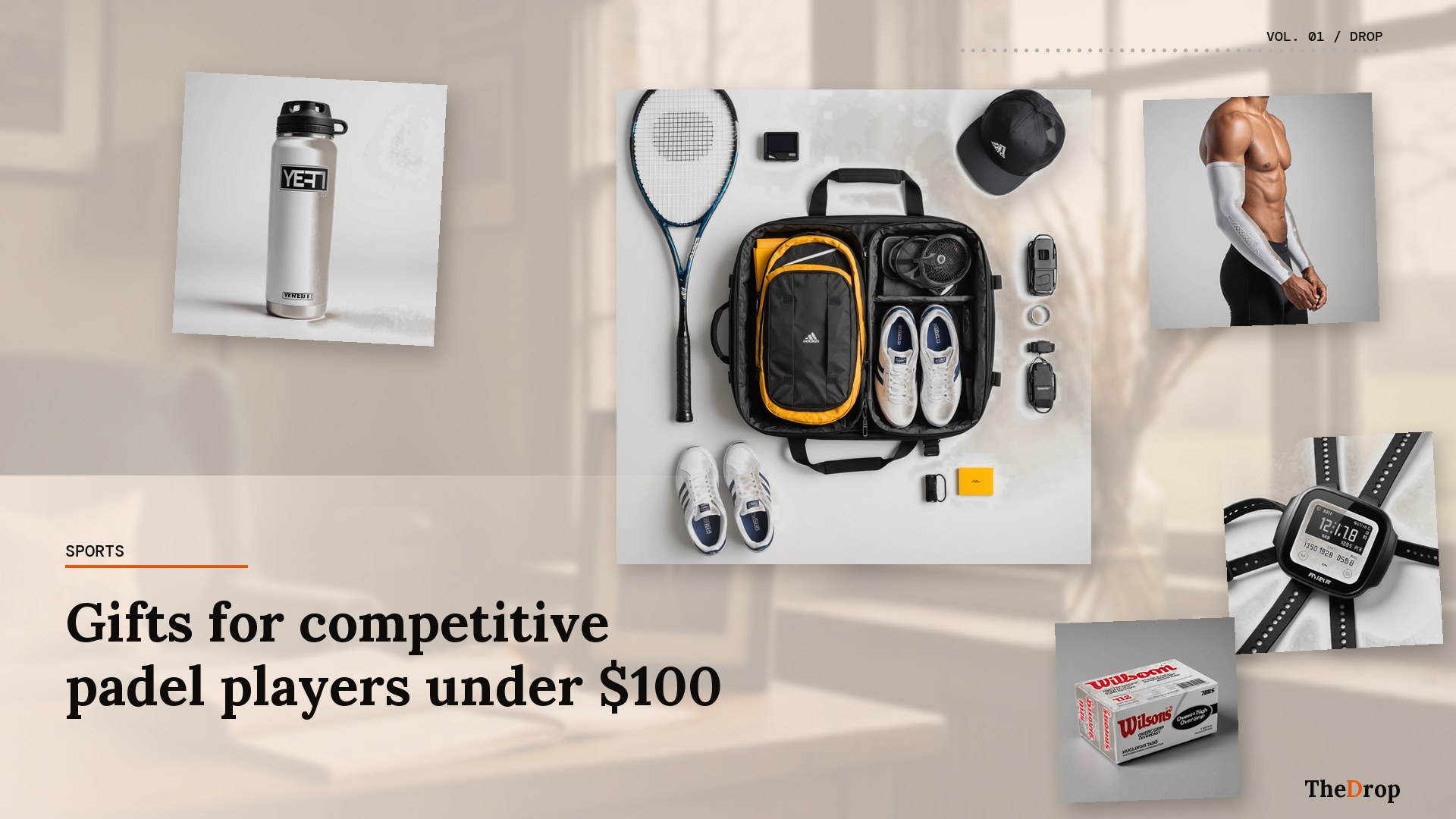 Gifts for competitive padel players under $100