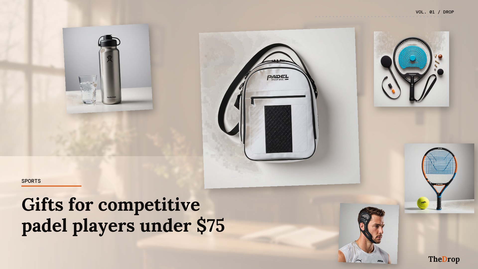Gifts for competitive padel players under $75