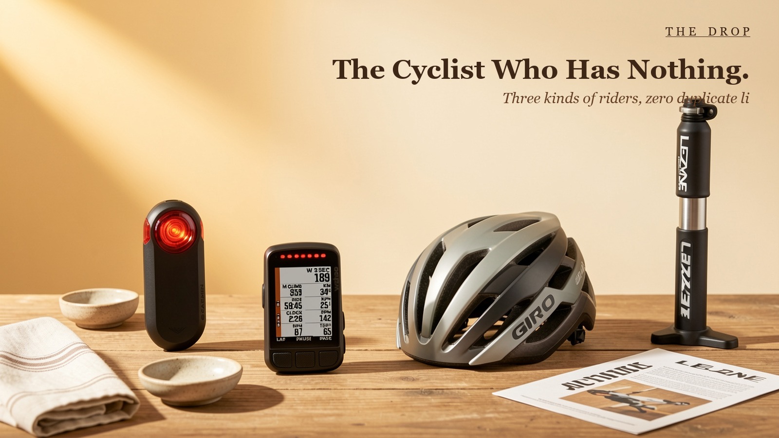 The Cyclist Who Has Nothing.