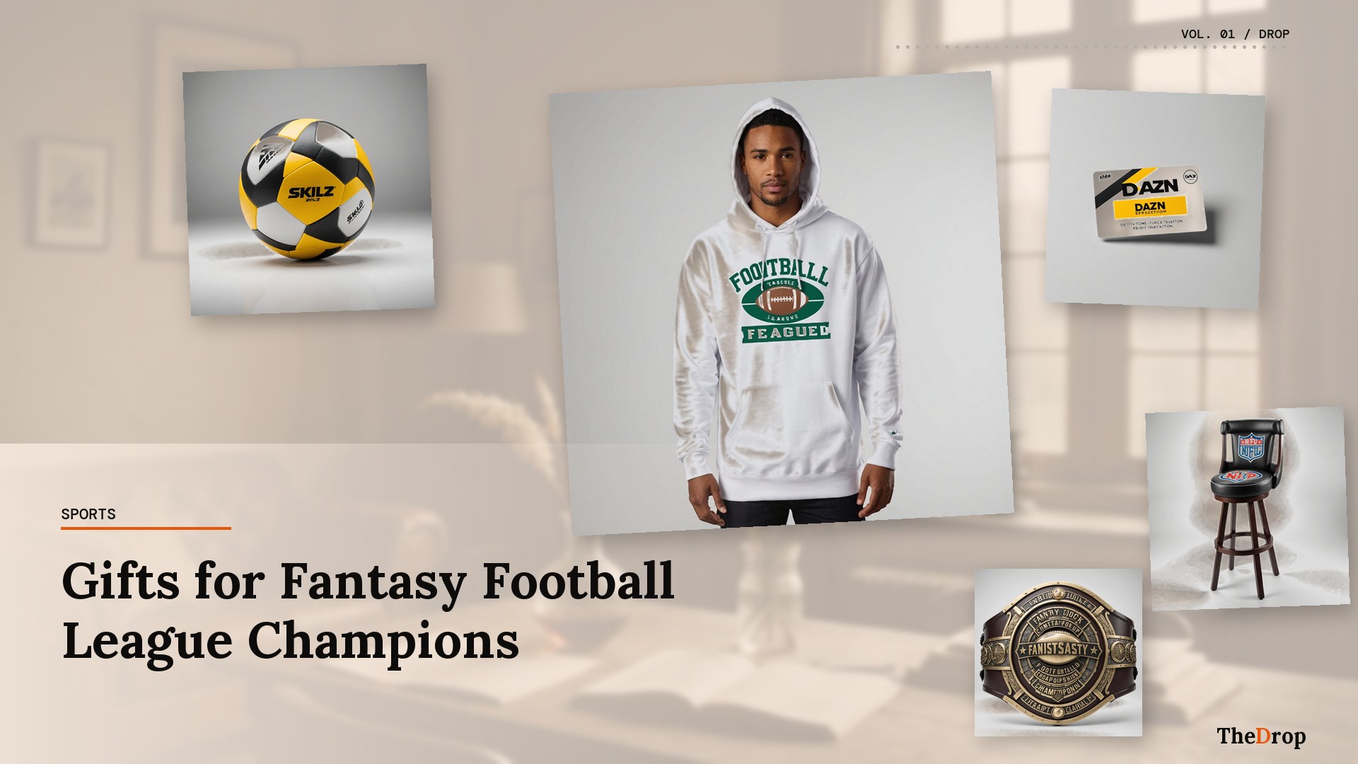 Gifts for Fantasy Football League Champions