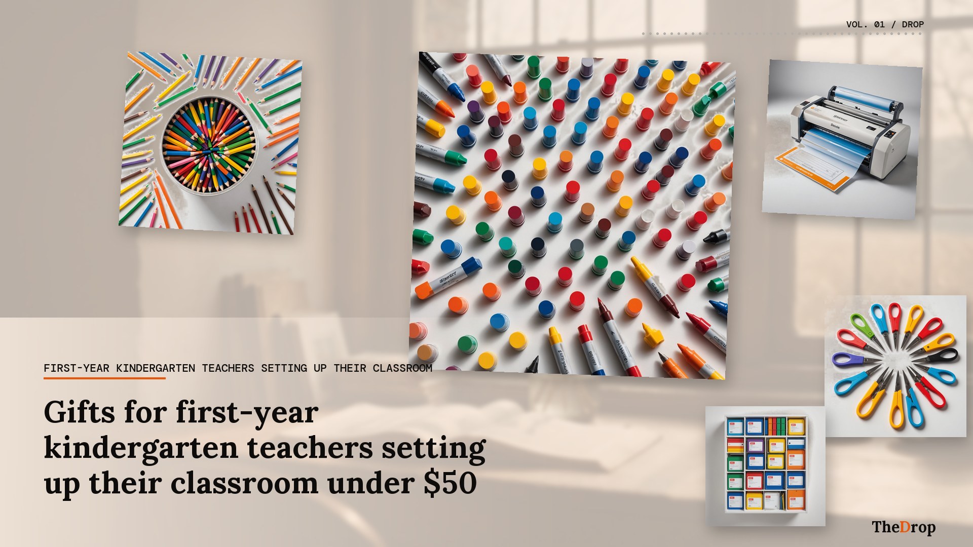 Gifts for first-year kindergarten teachers setting up their classroom under $50