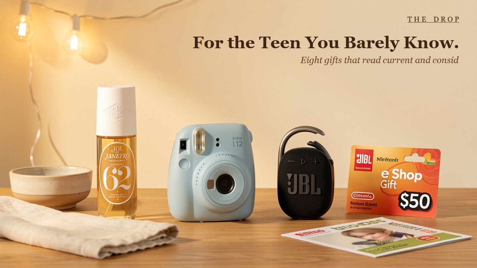 For the Teen You Barely Know.