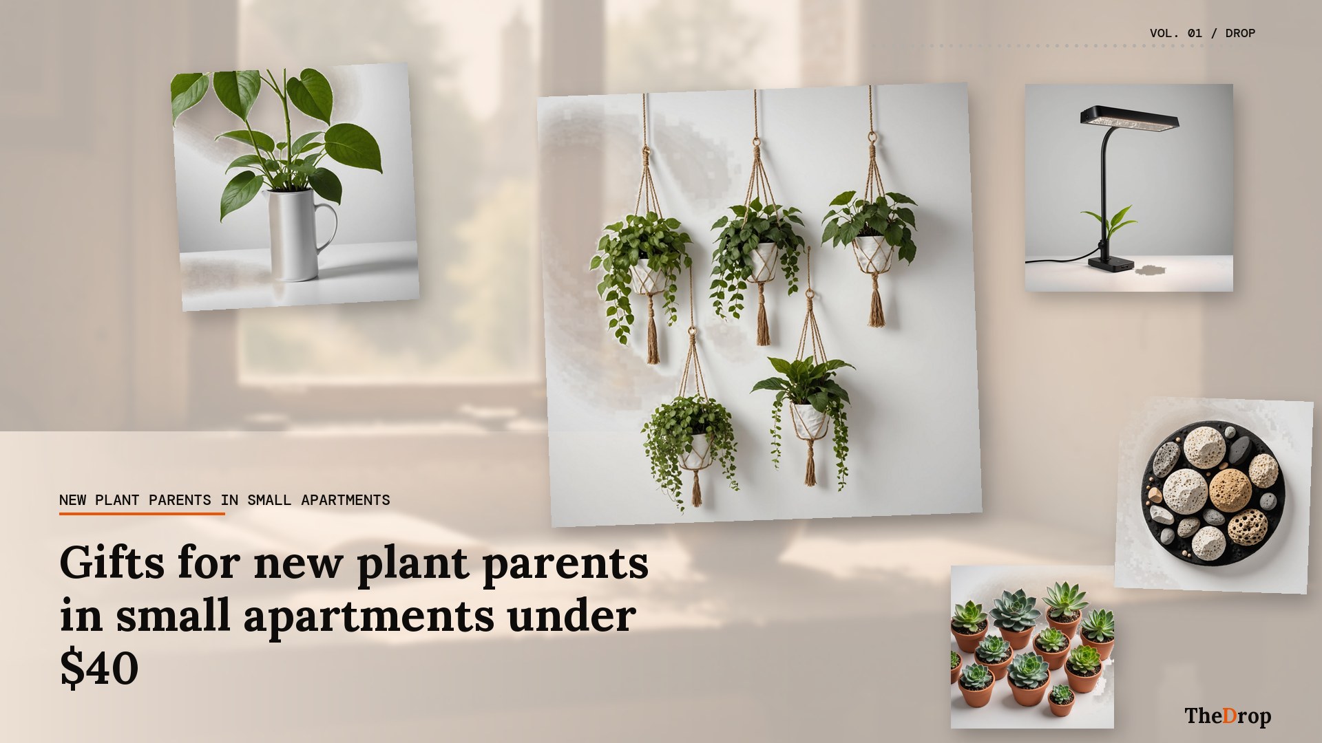 Gifts for new plant parents in small apartments under $40