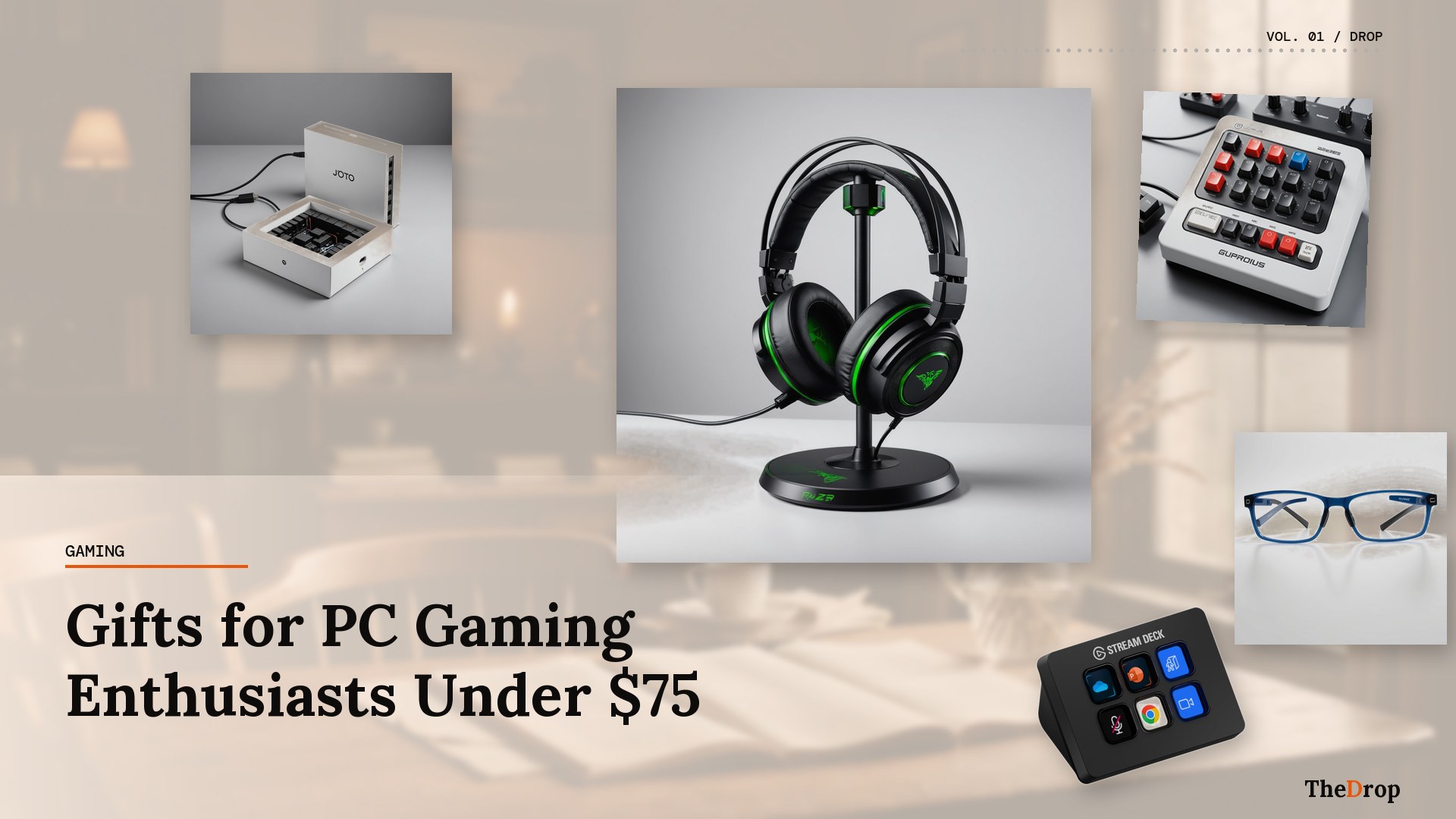 Gifts for PC Gaming Enthusiasts Under $75