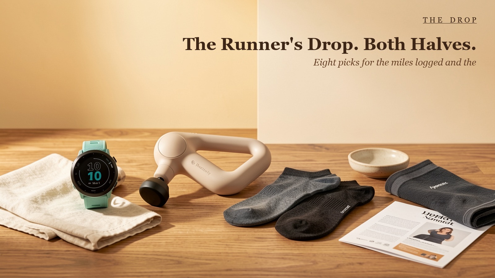 The Runner's Drop. Both Halves.
