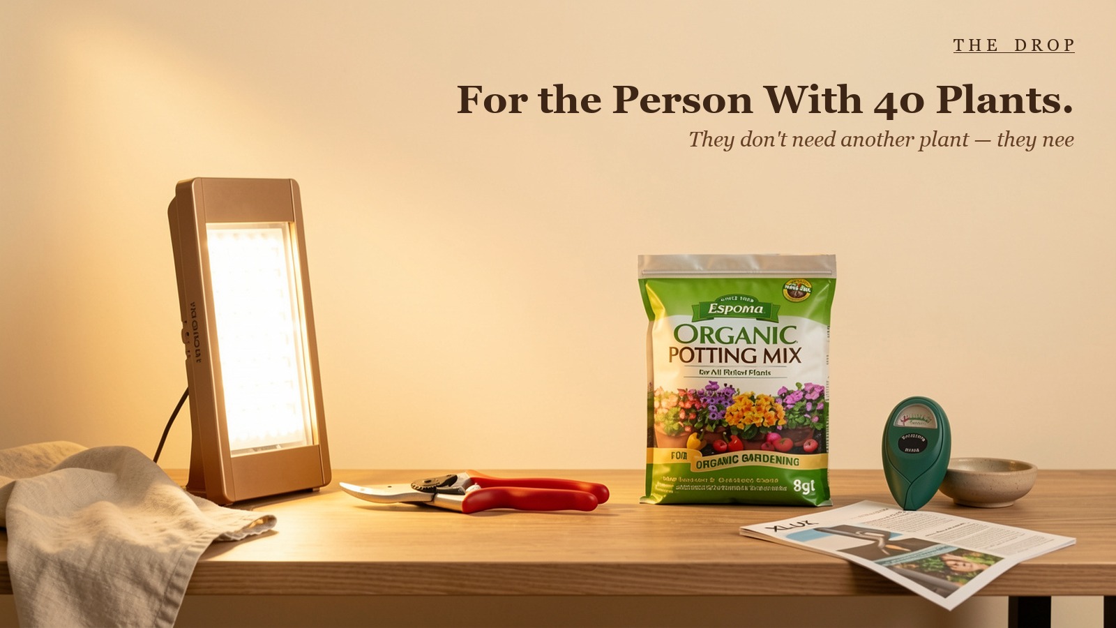 For the Person With 40 Plants.