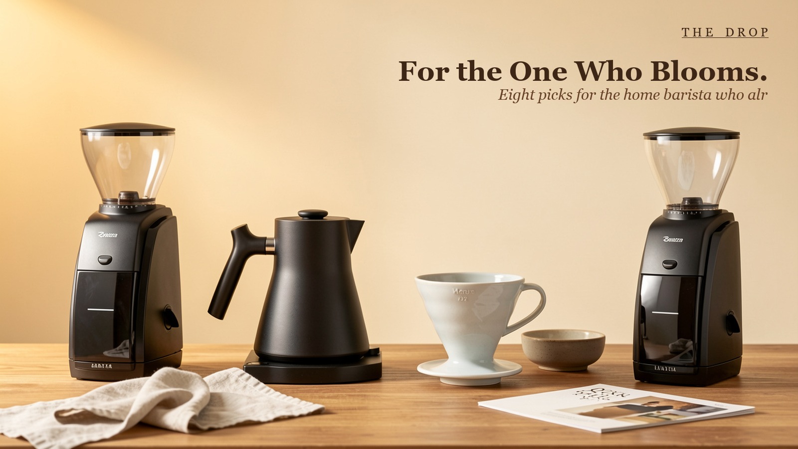 The Sharpening Drop. Coffee.