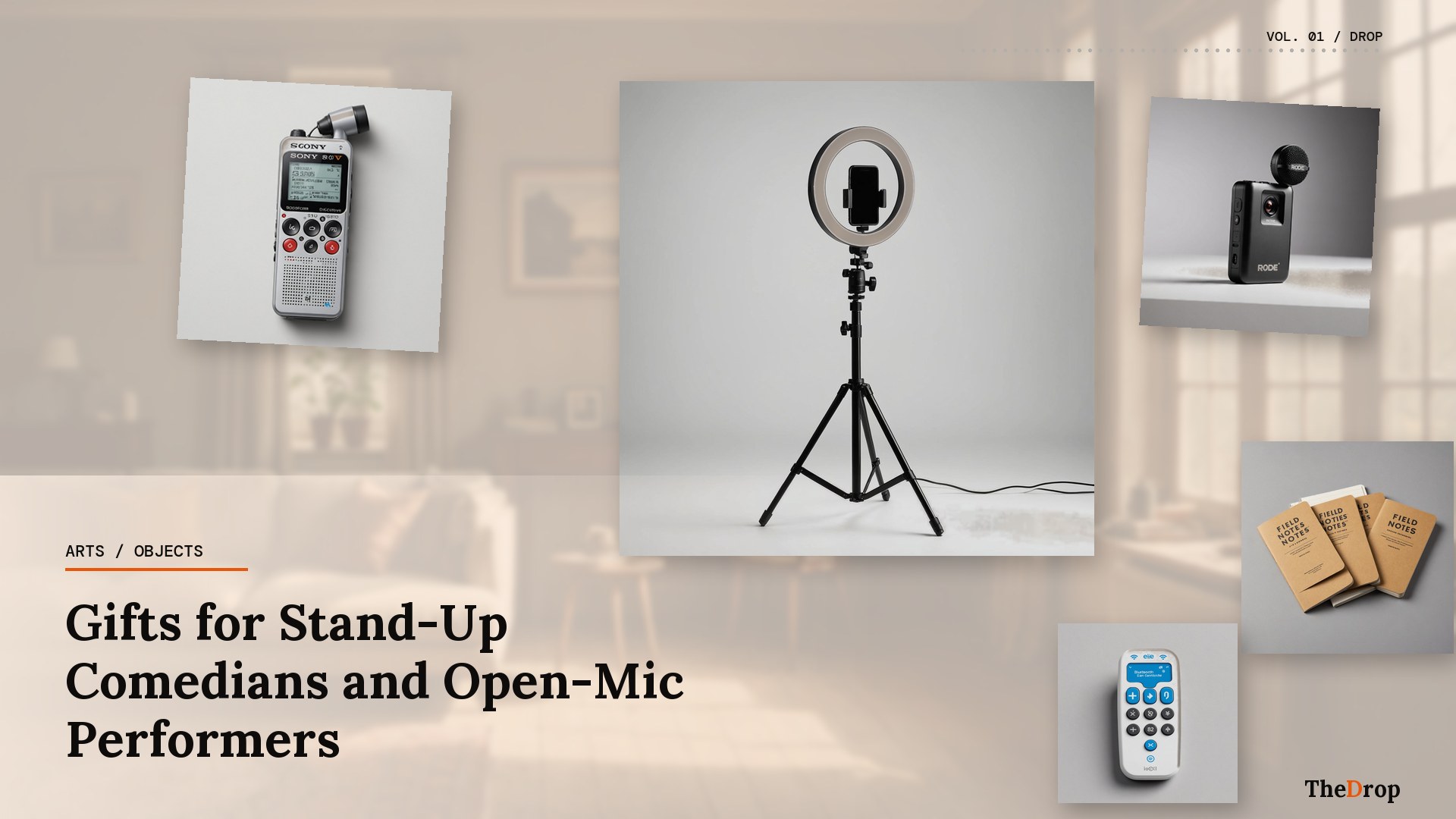 Gifts for Stand-Up Comedians and Open-Mic Performers