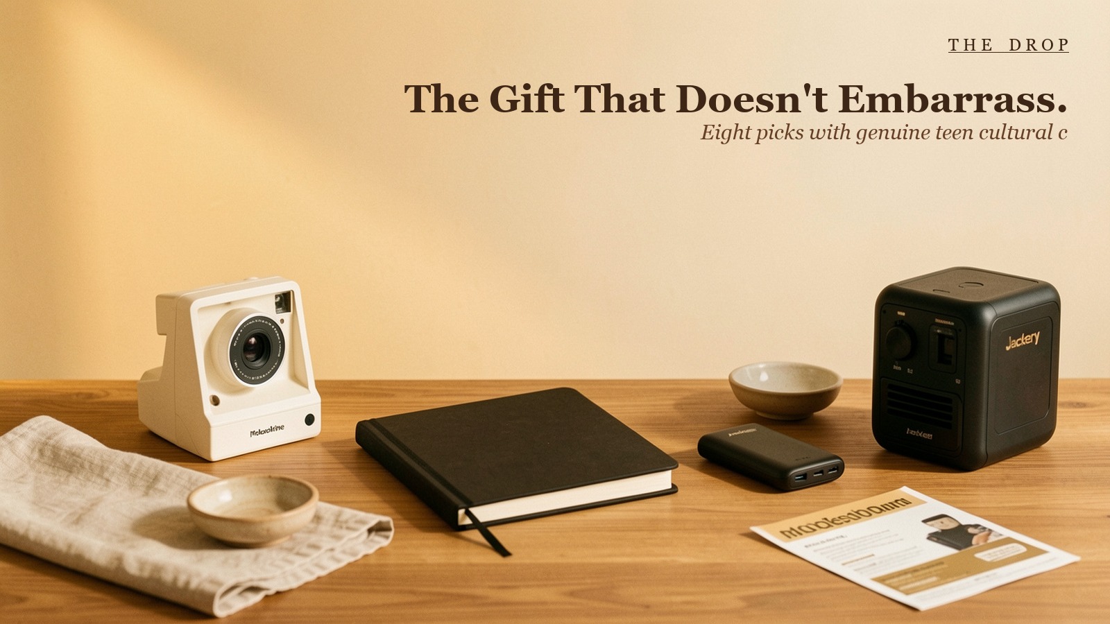 For the Teen Who Has Everything.