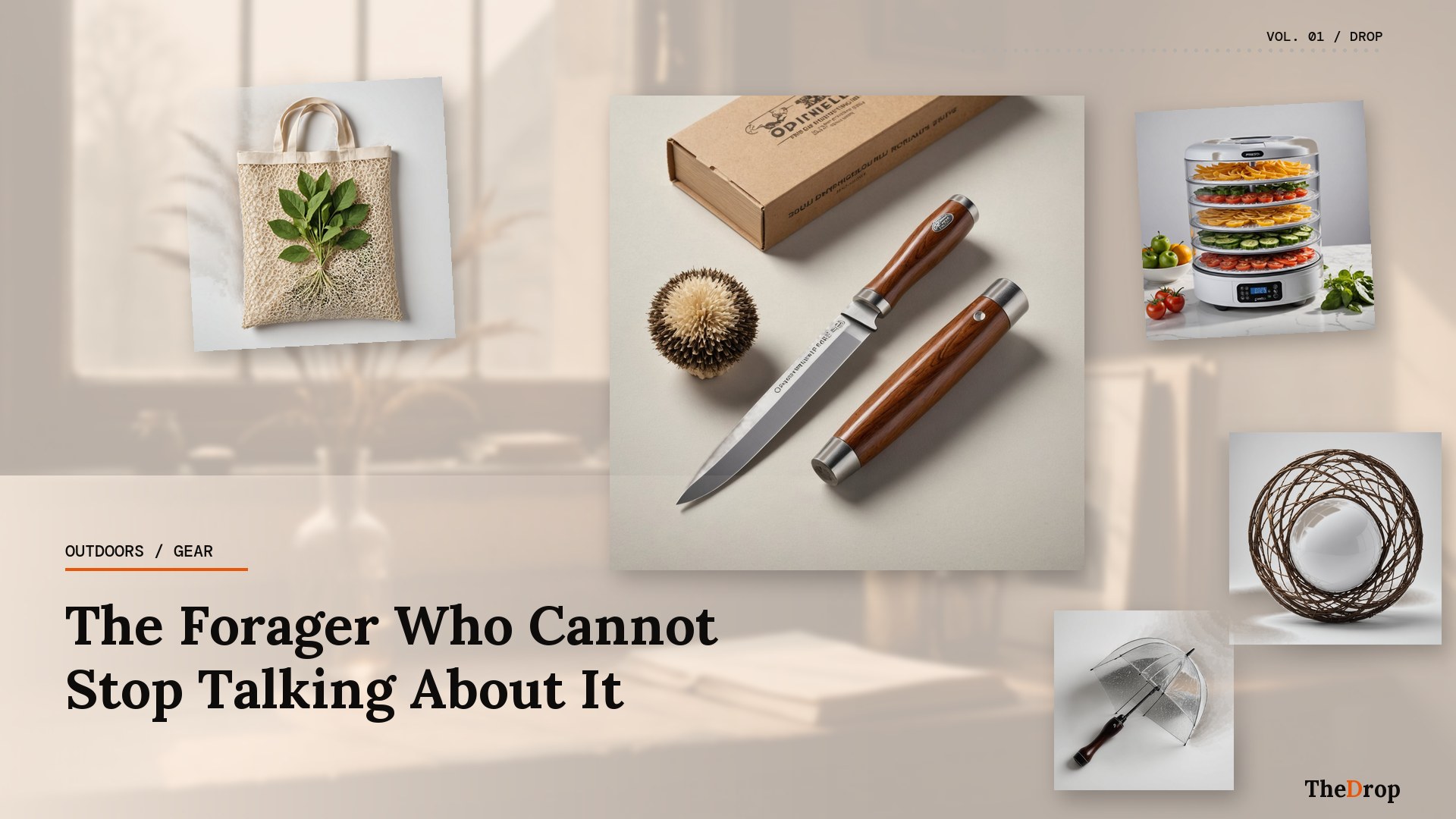 The Forager Who Cannot Stop Talking About It