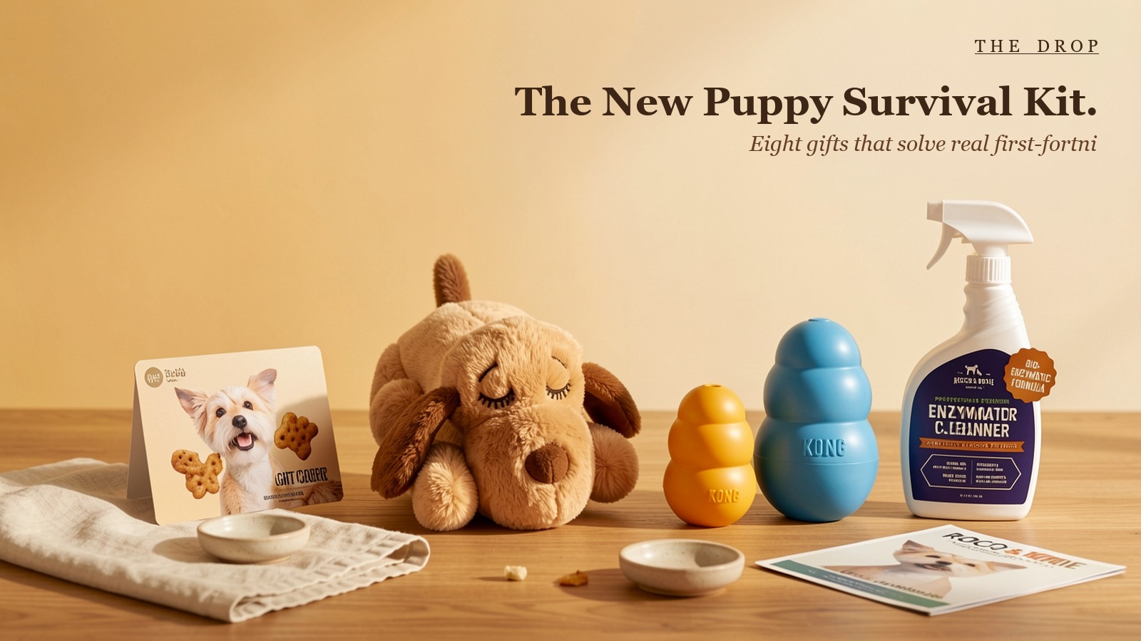 The New Puppy Survival Kit.