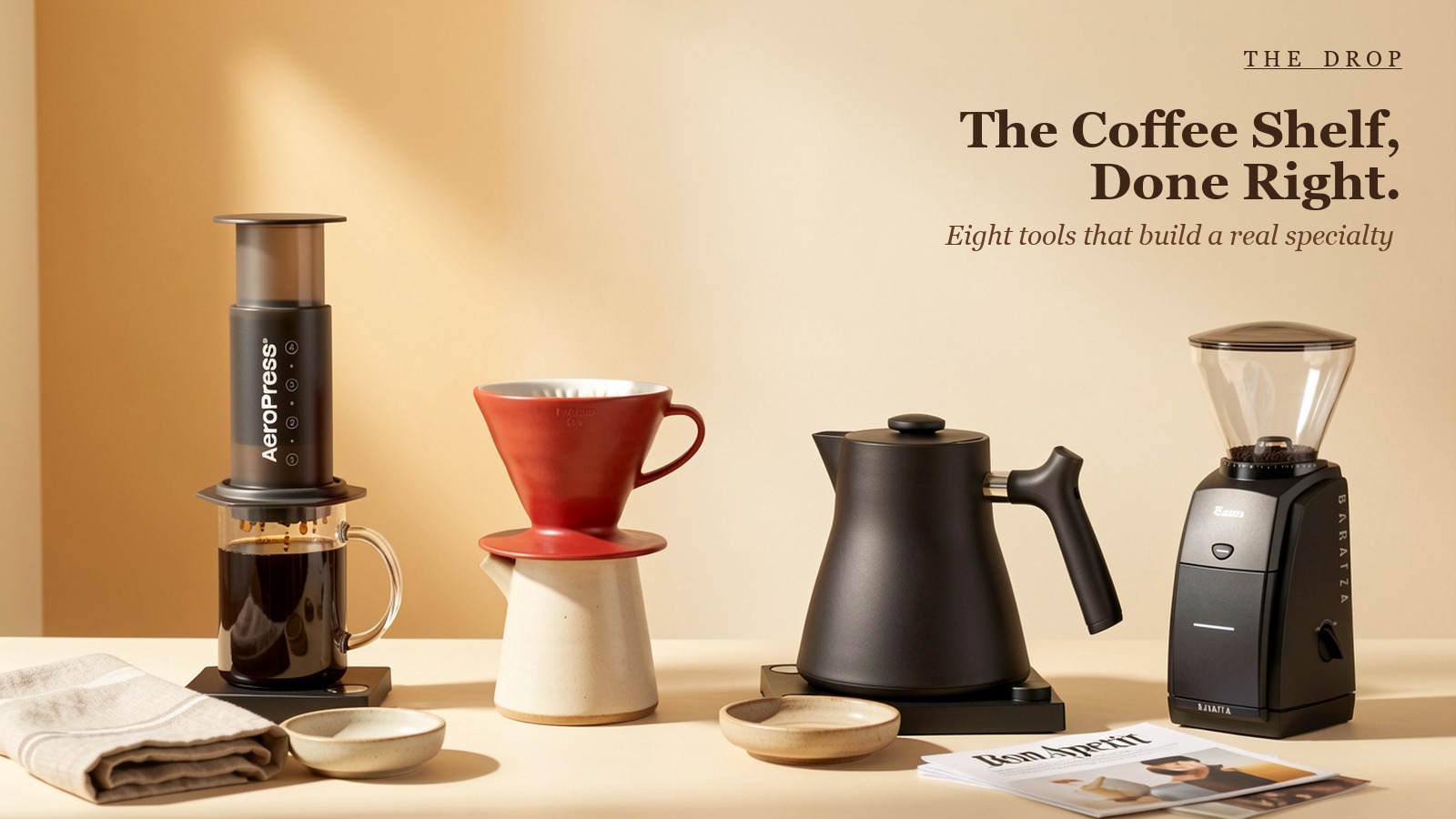 The Coffee Shelf, Done Right.