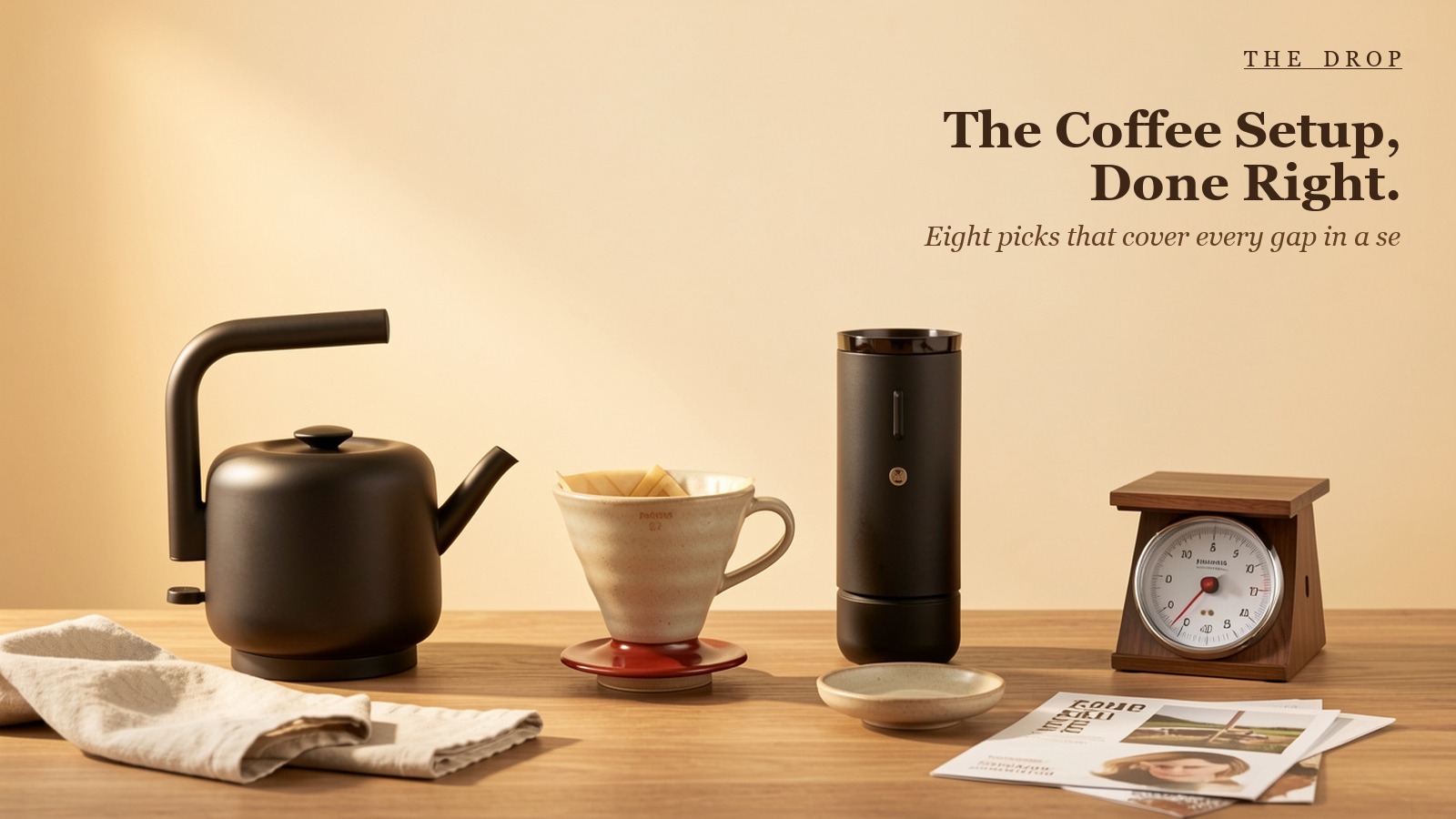 The Coffee Setup, Done Right.