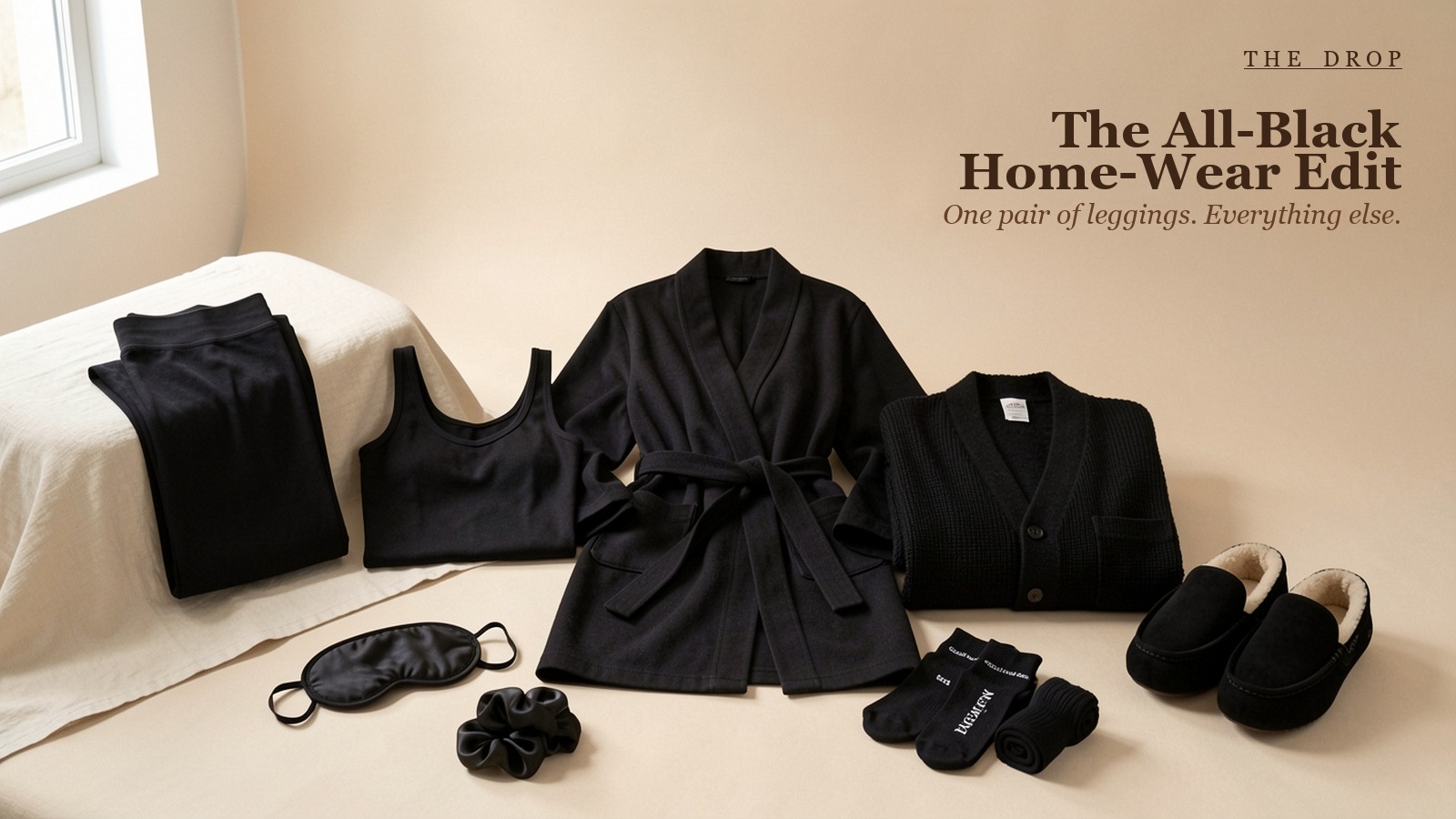 The All-Black Home-Wear Edit