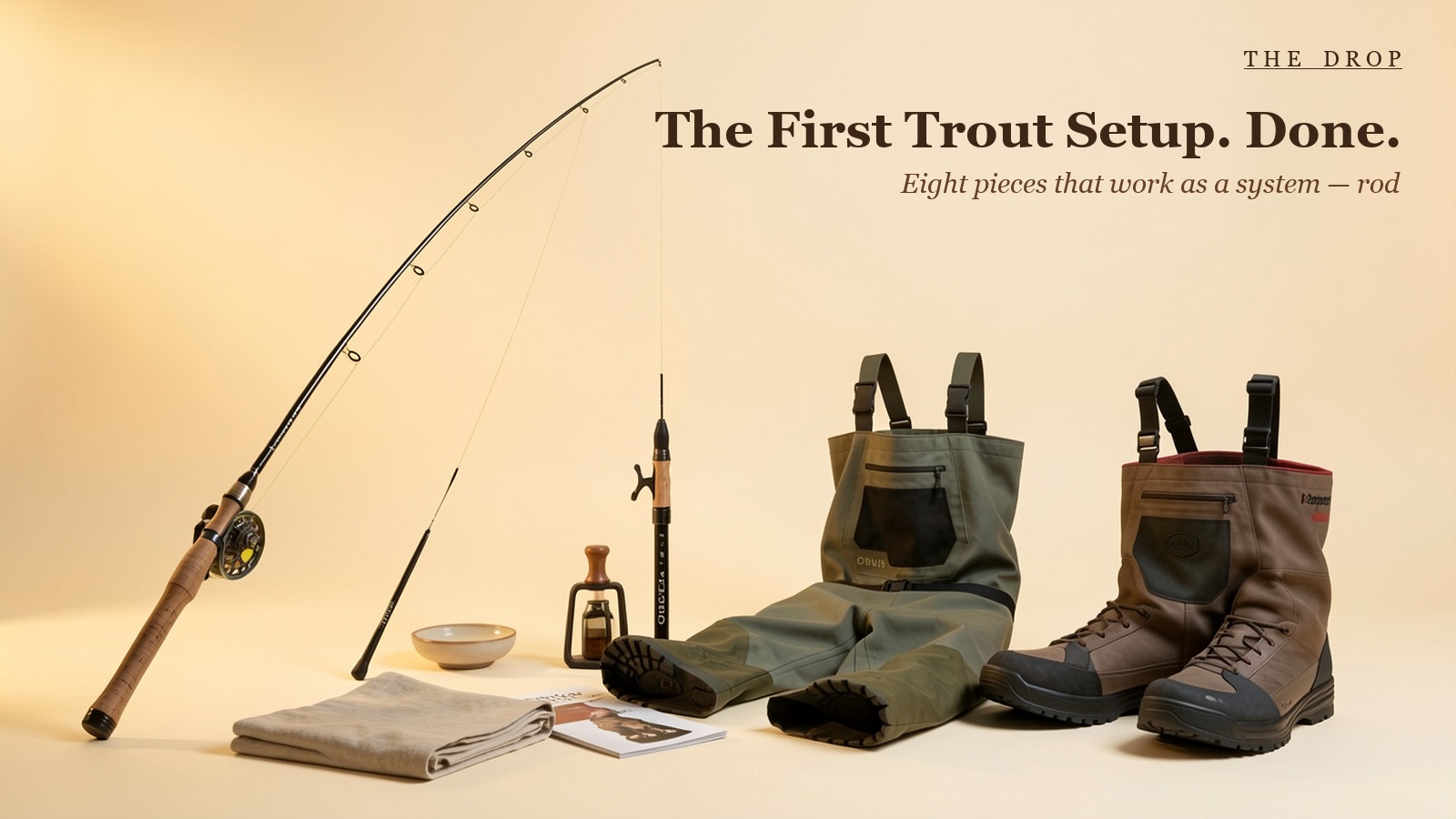 The First Trout Setup. Done.