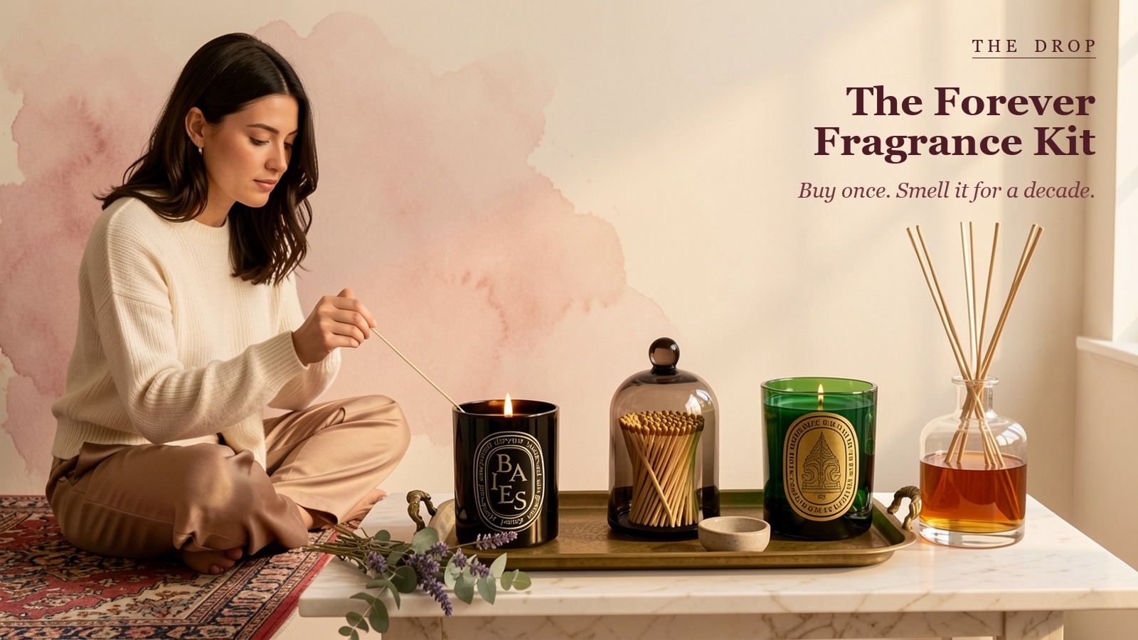 The Forever Fragrance Kit. Buy once. Smell it for a decade.