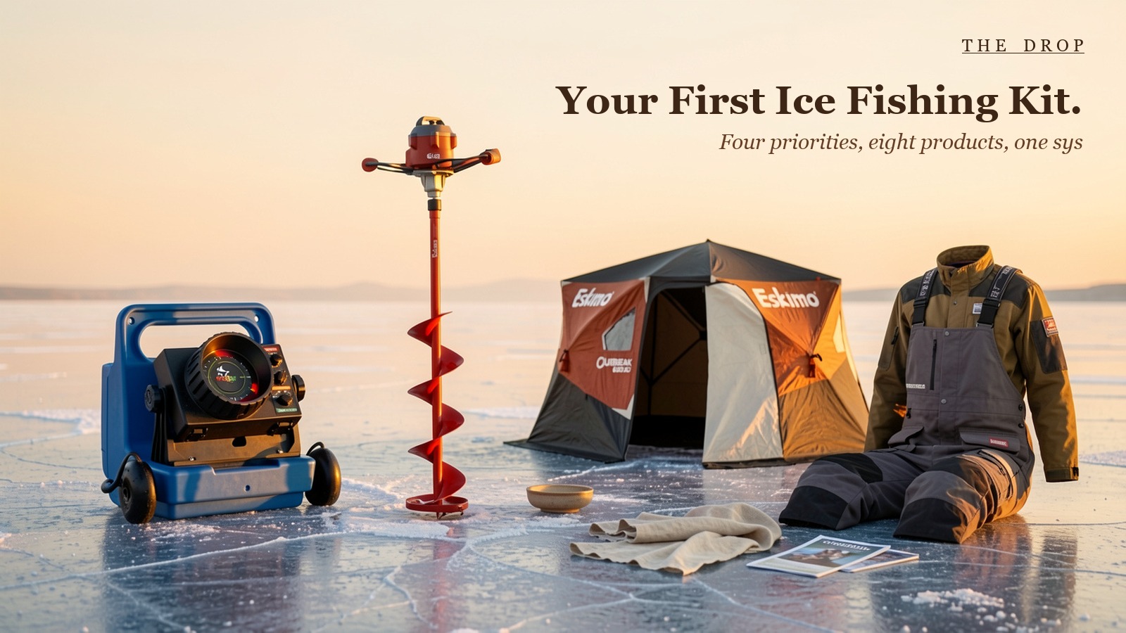 Your First Ice Fishing Kit.
