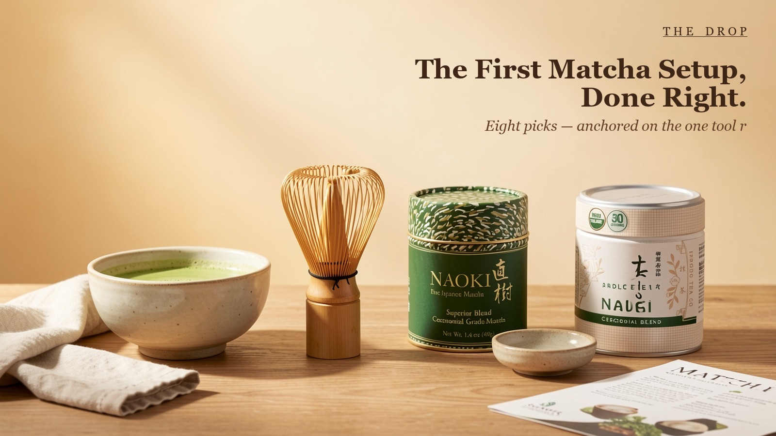 The First Matcha Setup, Done Right.