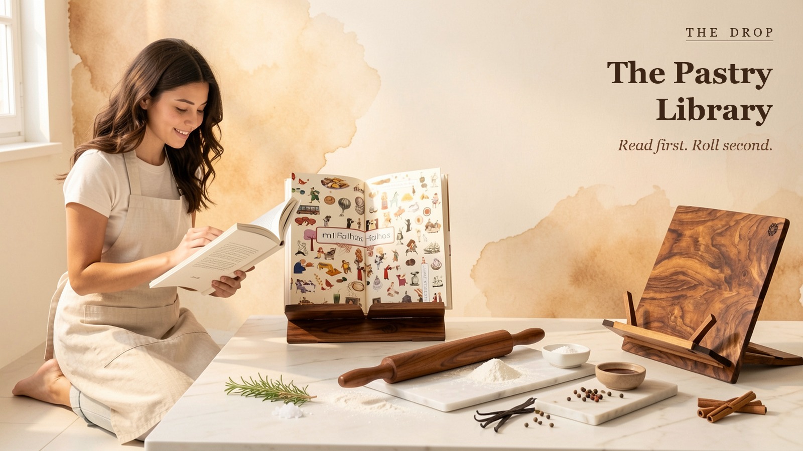 The Pastry Library. Read first. Roll second.