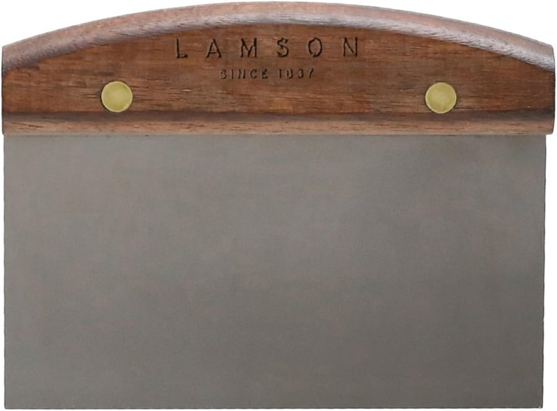 Lamson Sharp Stainless Steel Bench Scraper with Ruler