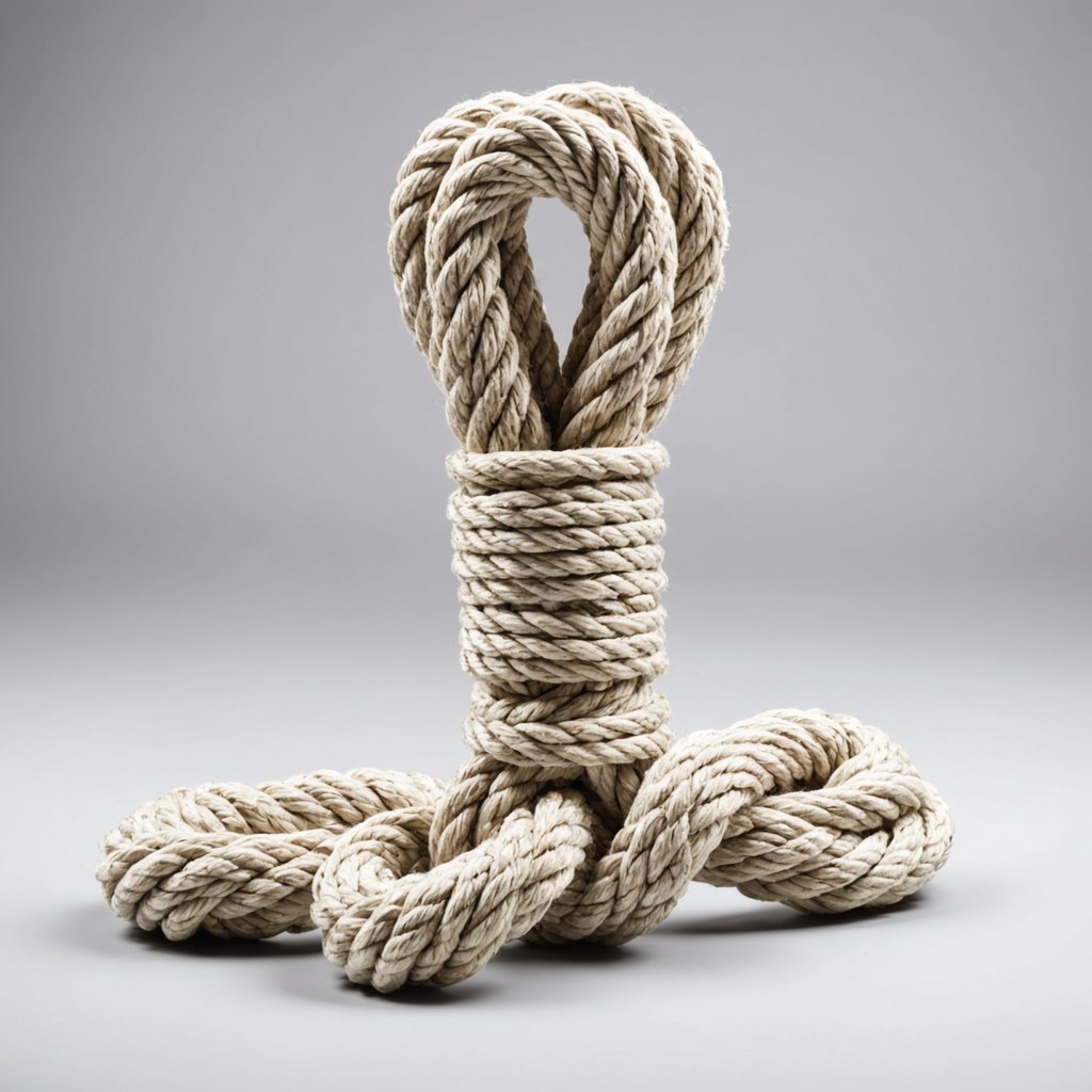 Mammoth Flossy Chews Cottonblend Rope Tug — 3-Knot Medium