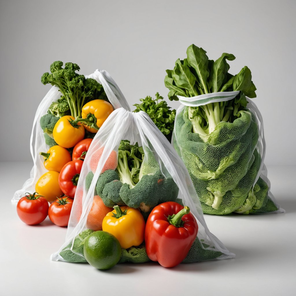 Veggie-Save Reusable Produce Bags — breathable mesh bags (9-pack)