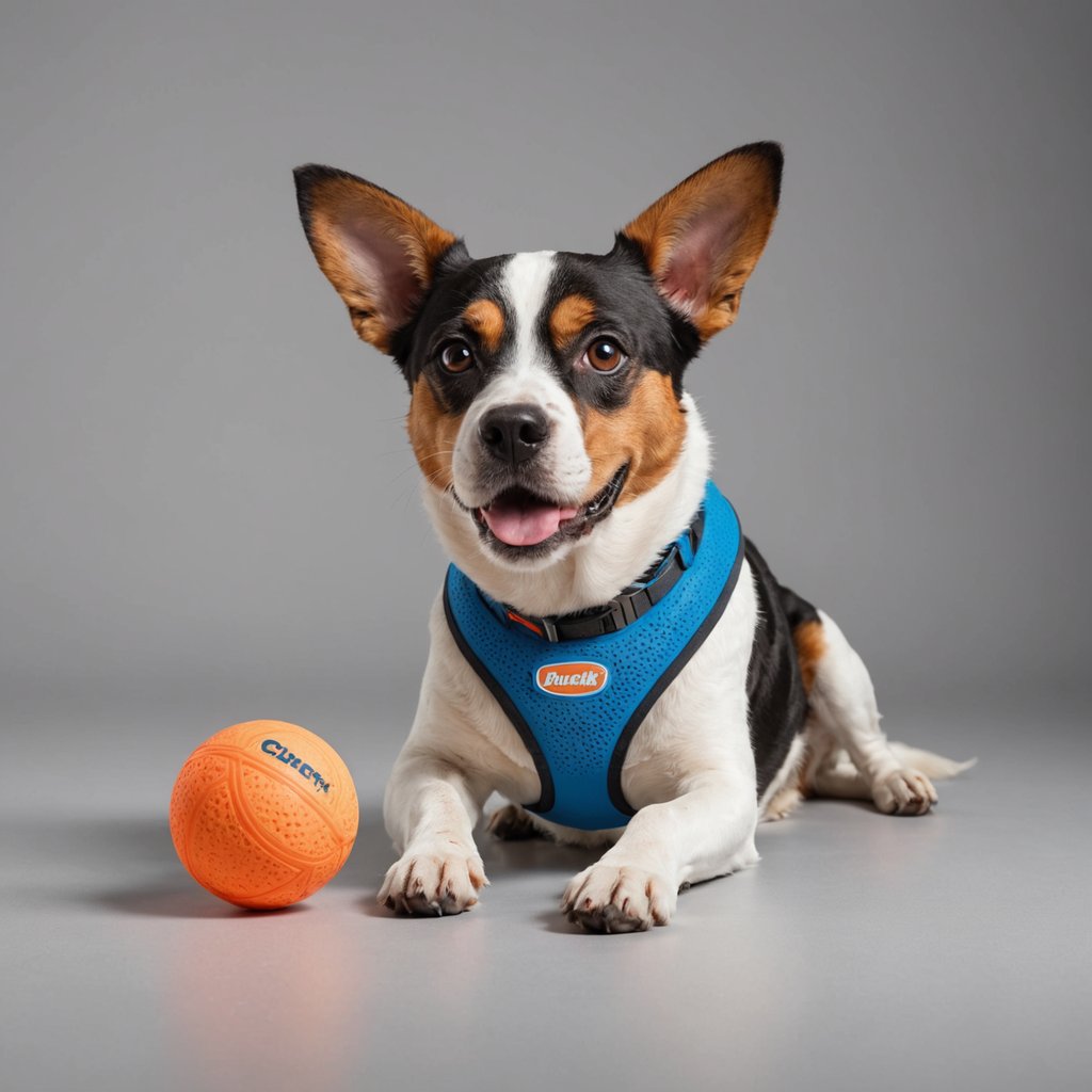 Chuckit! Breathe Right Fetch Ball — Vented Rubber Ball Medium