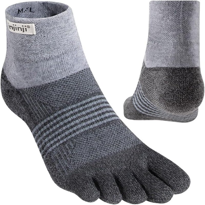 Injinji Trail Midweight Mini-Crew Toe Socks