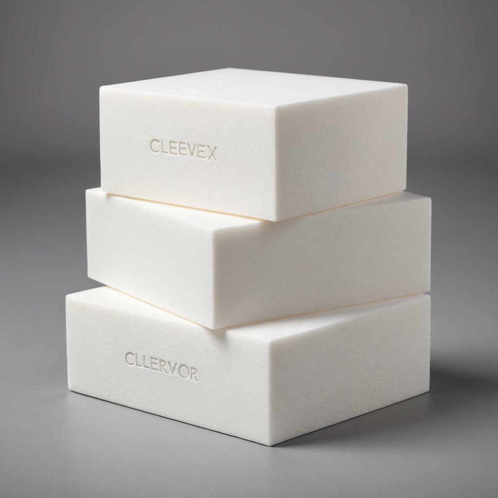 Clever Yoga Foam Block — 2-pack, extra-wide 4-inch block