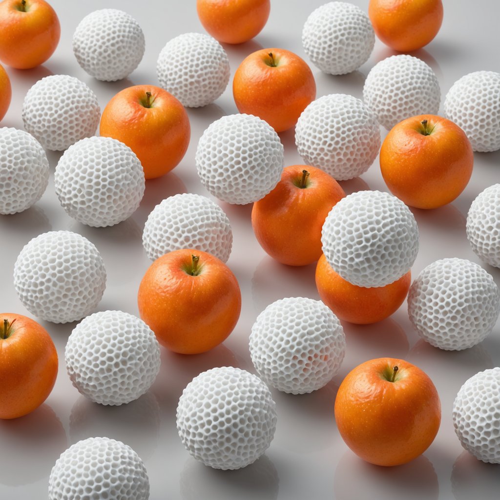 Bluapple Produce Saver Balls — ethylene gas absorbers (2-pack + refills)